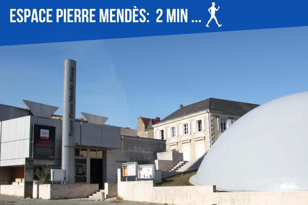 Studio Simplicien *Cosy* Plein Centre Ville De Poitiers *Tv* Wifi *Cafe* Exterior foto